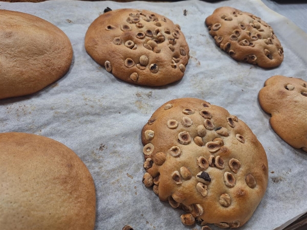 Eierkoek met rozijn